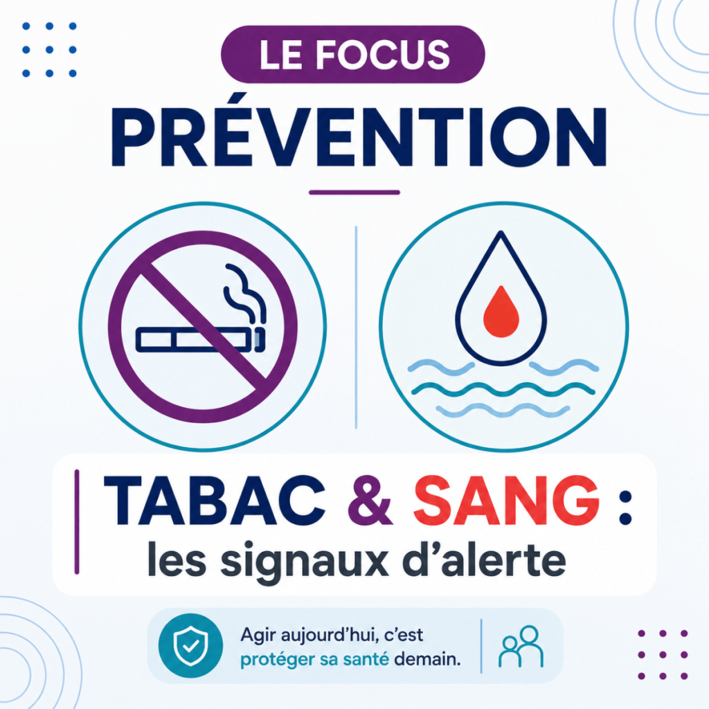 Prévention santé : tabac et présence de sang dans les urines comme signaux d’alerte